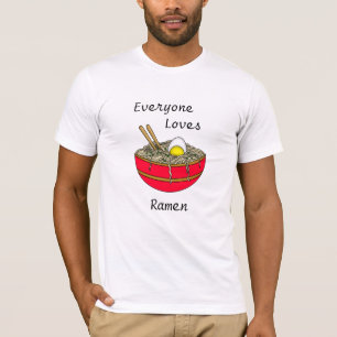 Iedereen houdt van Ramen Funny Ramen Food Pun T-shirt