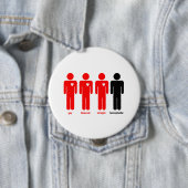 Iedereen houdt van ronde button 4,0 cm (In situ)