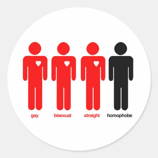 Iedereen Houdt Van Ronde Sticker (Voorkant)