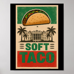 Iedereen houdt van taco's! Laten we Taco gaan! Sof Poster