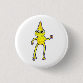 Iedereen houdt van vriendelijke buitenaardsen! ronde button 3,2 cm