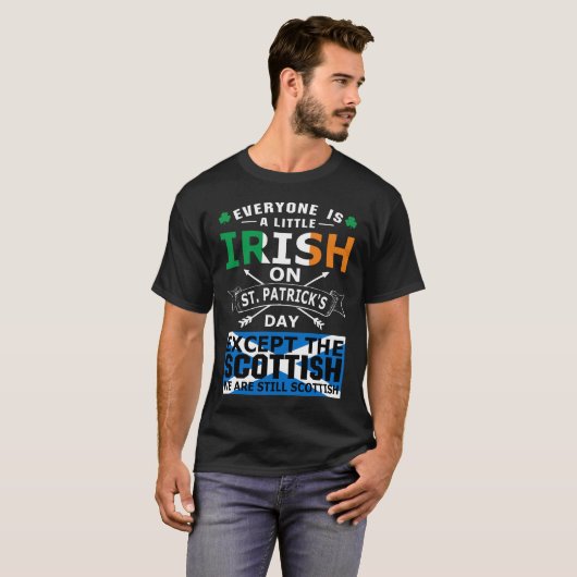Iedereen Iers Schots St Patrick Day T-Shirt (Voorkant volledig)