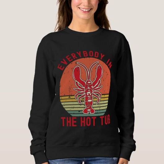 Iedereen in het bubbelbad Rivierkreeft rivierkree Trui (Voorkant)