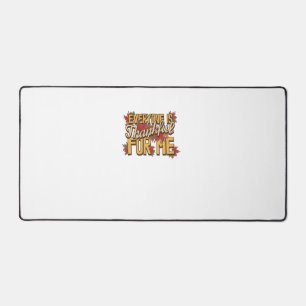 Iedereen is dankbaar voor mij val bladeren grappig bureaumat