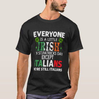 Iedereen is een beetje Iers op St. Patrick's Day B T-shirt
