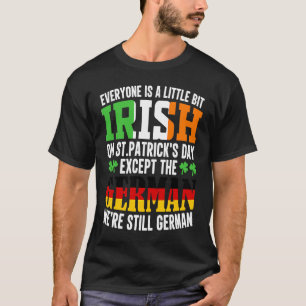 Iedereen is een beetje Iers op St Patrick's Day T-shirt
