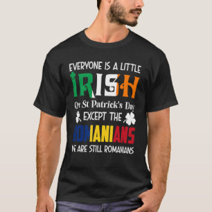 Iedereen is een klein Ier op sint-Patricinusdag Ro T-shirt