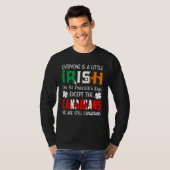 Iedereen is een klein Ier op St Patricks Day Cana T-shirt (Voorkant volledig)