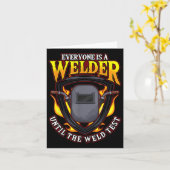 Iedereen is een lasser tot aan de lassen-test kaart (Gele Bloem)