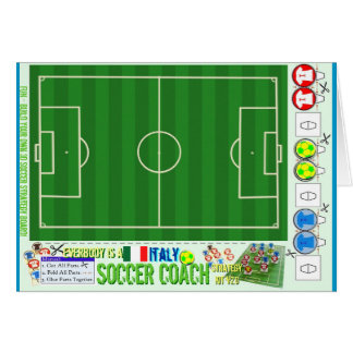 Iedereen is een Voetbal coach strategie Kit Italië