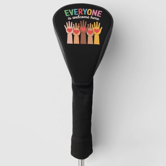 Iedereen Is Hier Welkom Golfheadcover (Voorkant)