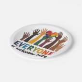 Iedereen Is Hier Welkom Idaho Docent Papieren Bordje (Gekanteld)