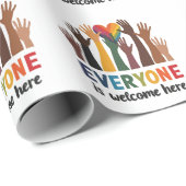 Iedereen is hier welkom Idaho leraar Cadeaupapier (Rol Hoek)