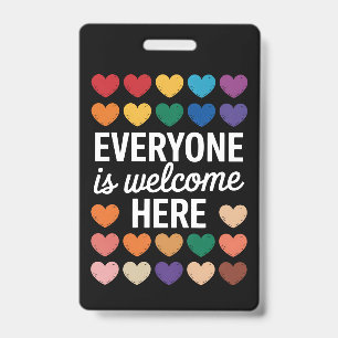 Iedereen Is Hier Welkom LGBTQ Badge