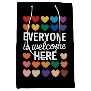 Iedereen is hier welkom LGBTQ Medium Cadeauzakje