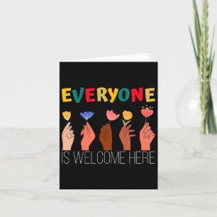 Iedereen is hier welkom om diversiteit en diversit kaart