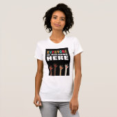 Iedereen is hier welkom t-shirt (Voorkant volledig)
