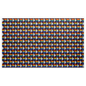 Iedereen is hier welkome vlag (Progress Pride) Stof (Yard (91,4 cm))