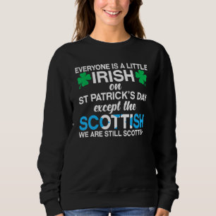Iedereen is Iers behalve Schots op St Patrick's Trui