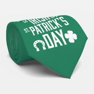 Iedereen Is Iers Op St. Patrick's Dag Groene Ties Stropdas