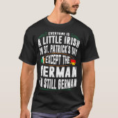 Iedereen is Iers op St Patrick's Day Duits Shirt (Voorkant)