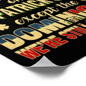 Iedereen is kleine Ierse St. Patrick's Day Behalve Poster (Hoek)