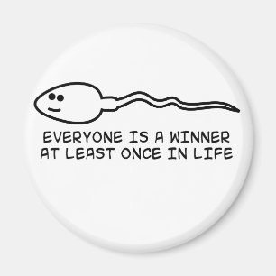 Iedereen is minstens één keer winnaar! magneet