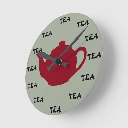 IEDEREEN is Tea Time. Ronde Klok (Hoek)