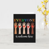 Iedereen is van harte welkom hier Idaho leraar uit Kaart (Gele Bloem)