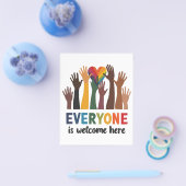 Iedereen is van harte welkom hier Idaho Teacher Flyer (Enkel)