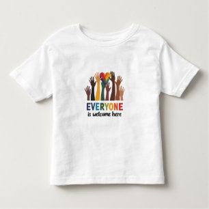 Iedereen is van harte welkom hier Idaho Teacher Kinder Shirts