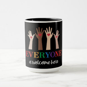 Iedereen is van harte welkom hier Idaho Teacher Mok