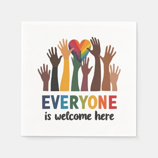 Iedereen is van harte welkom hier Idaho Teacher Servet (Voorkant)