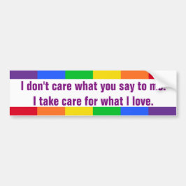 Iedereen is vrij bumpersticker