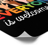 Iedereen is welkom bij de Idaho Teacher Support Poster (Hoek)