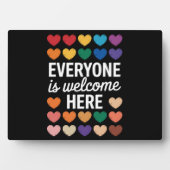 Iedereen is welkom bij LGBTQ Fotoplaat (voorkant)