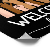 Iedereen is welkom hier Idaho leraar voor mannen d Poster (Hoek)