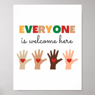 Iedereen is welkom hier Idaho Teacher 11 Poster
