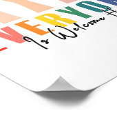 Iedereen is welkom hier Idaho Teacher 24 Poster (Hoek)