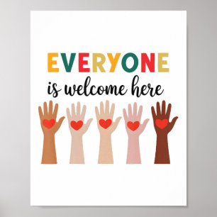 Iedereen is welkom hier Idaho Teacher 46 Poster