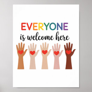 Iedereen is welkom hier Idaho Teacher 49 Poster
