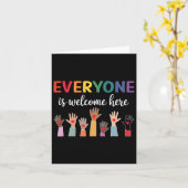 Iedereen is welkom hier Idaho Teacher 52 Kaart (Gele Bloem)