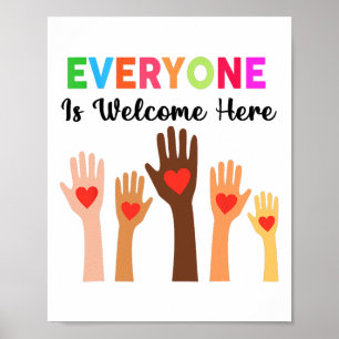 Iedereen is welkom hier Idaho Teacher 60 Poster