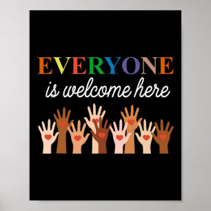 Iedereen is welkom hier Idaho Teacher 64 Poster
