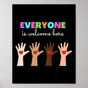Iedereen is welkom hier Idaho Teacher 72 Poster