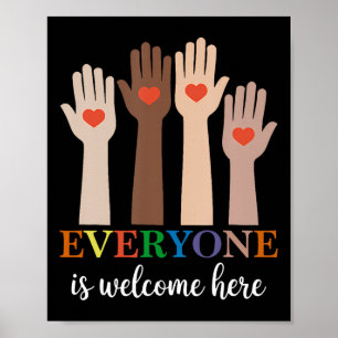Iedereen is welkom hier Idaho Teacher 73 Poster