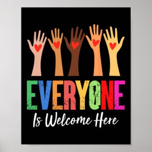 Iedereen is welkom hier Idaho Teacher 76 Poster
