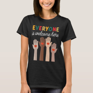 Iedereen is welkom hier Idaho Teacher _7 T-shirt