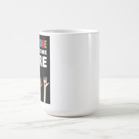 Iedereen is welkom hier mok (Center)