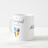 Iedereen is welkom in de Episcopaalse Mok (Voorkant links)